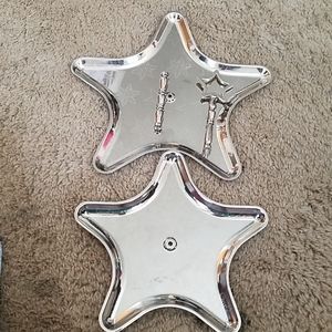 Star silver tray